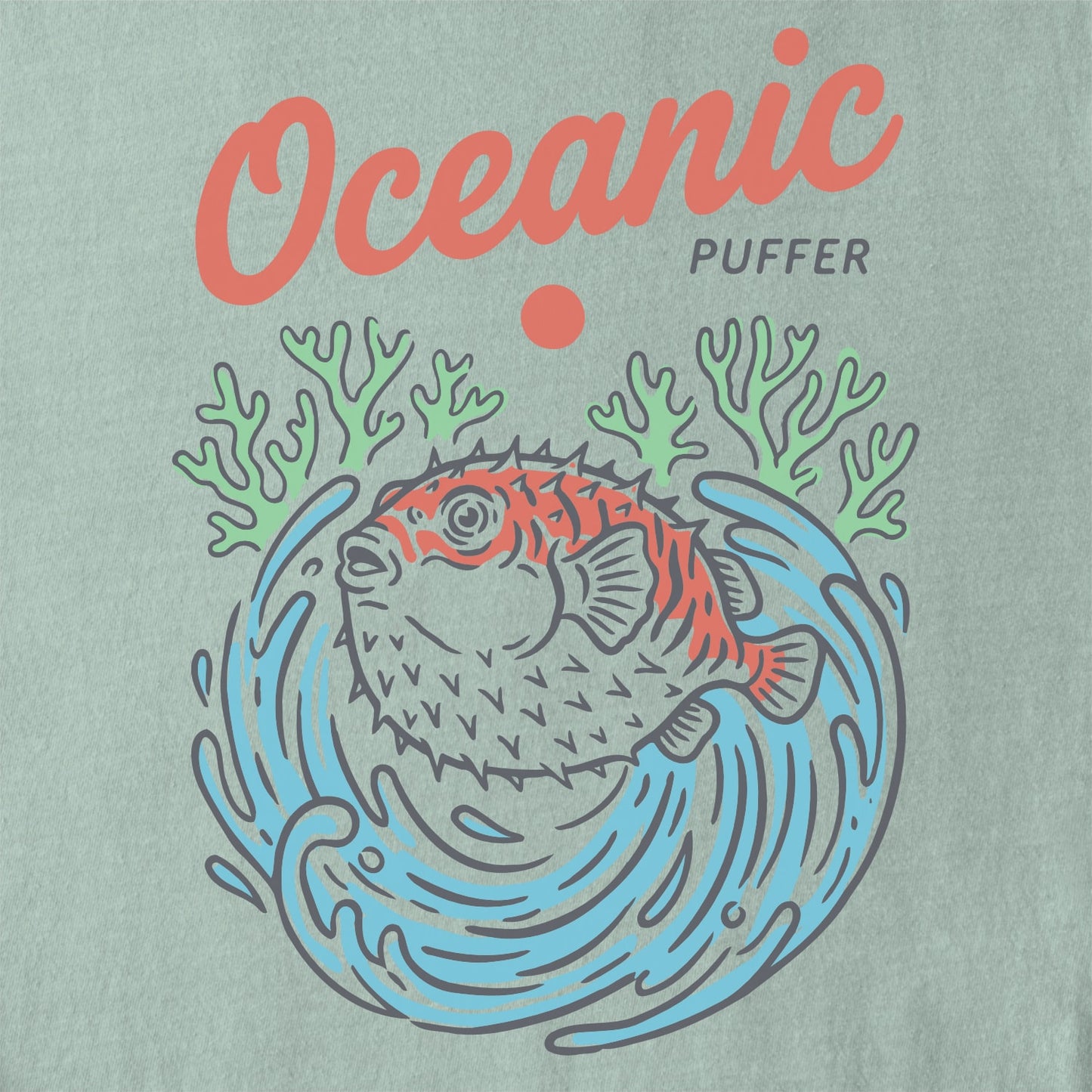 Oceanic Puffer Tee