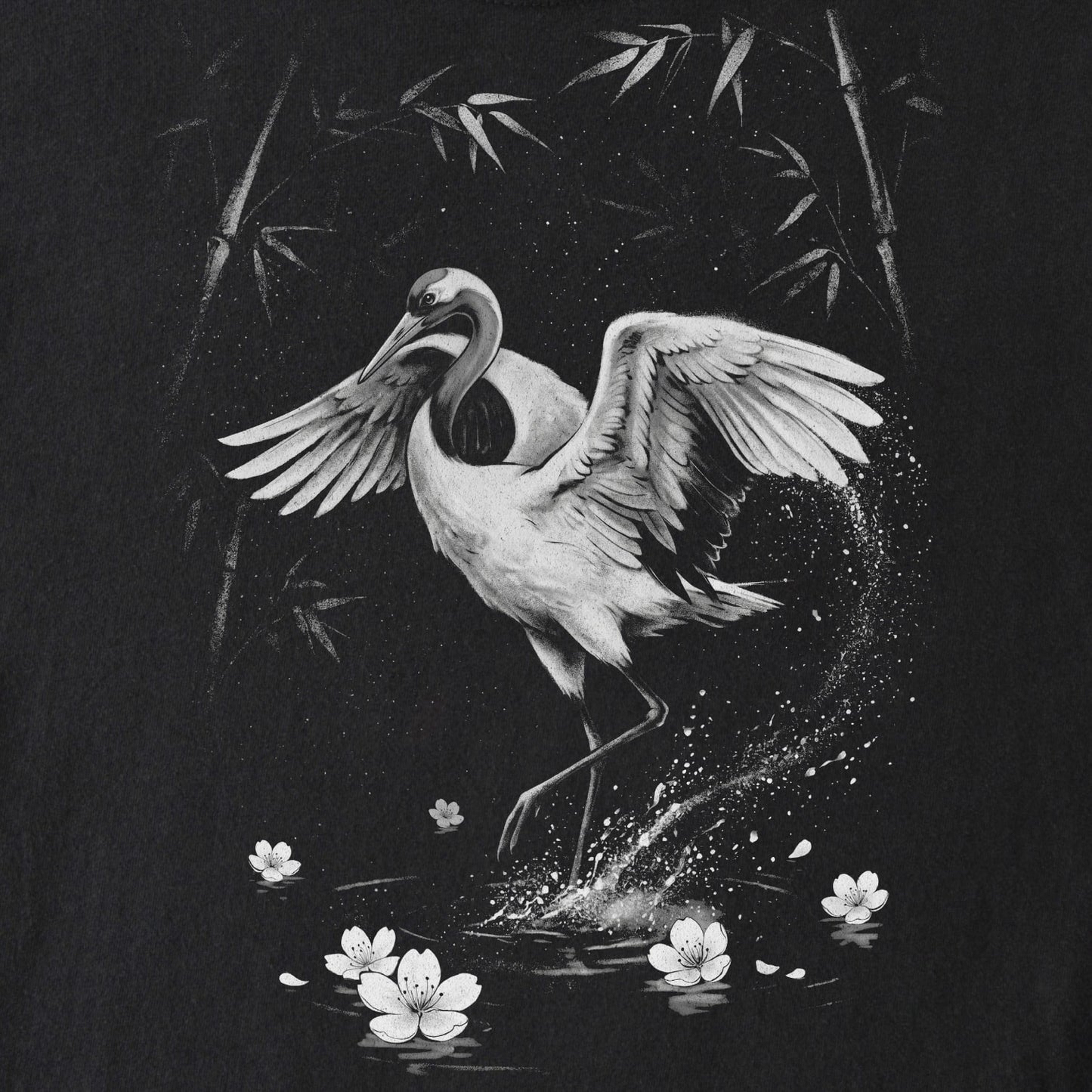 Moonlit Crane Tee