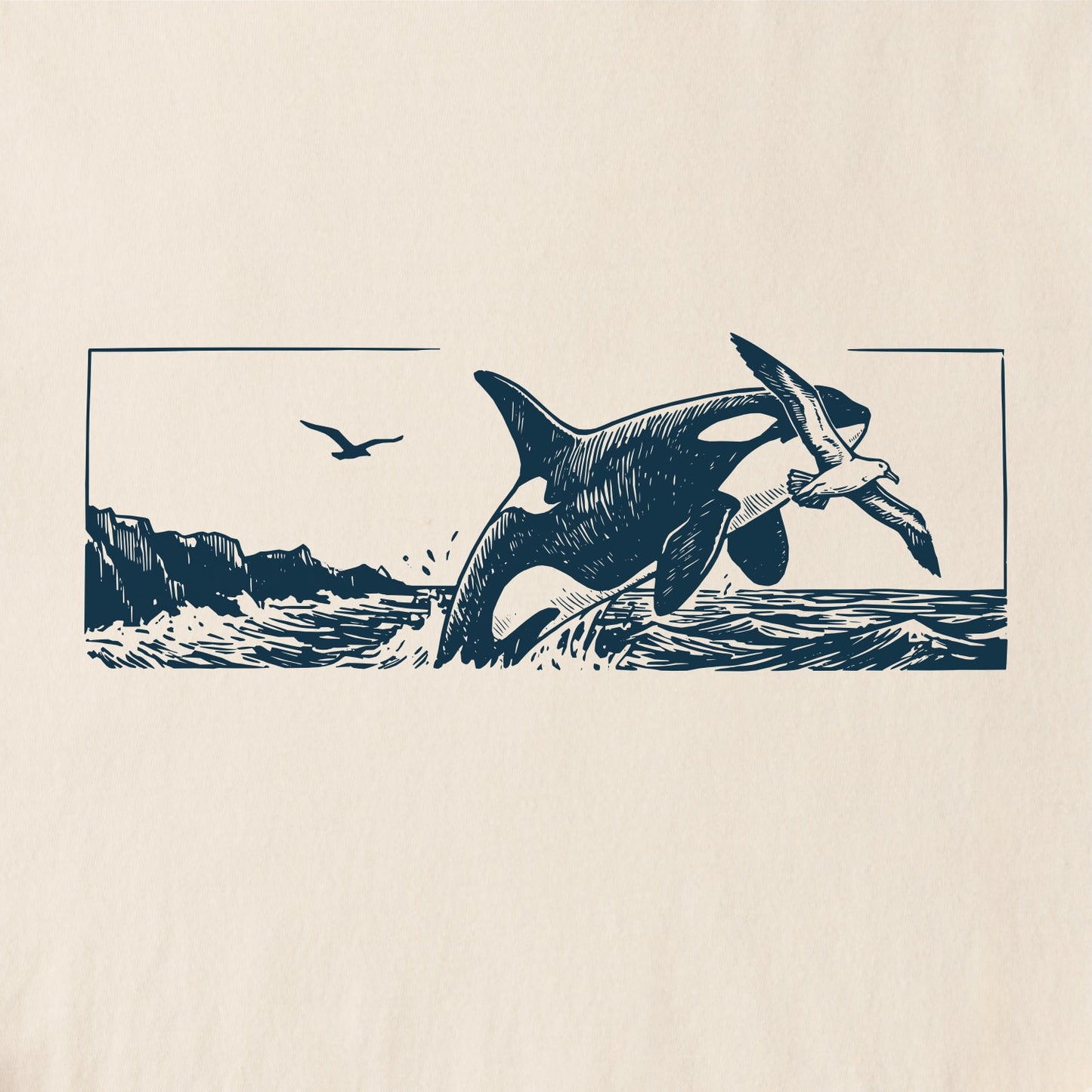 Coastal Orca Tee