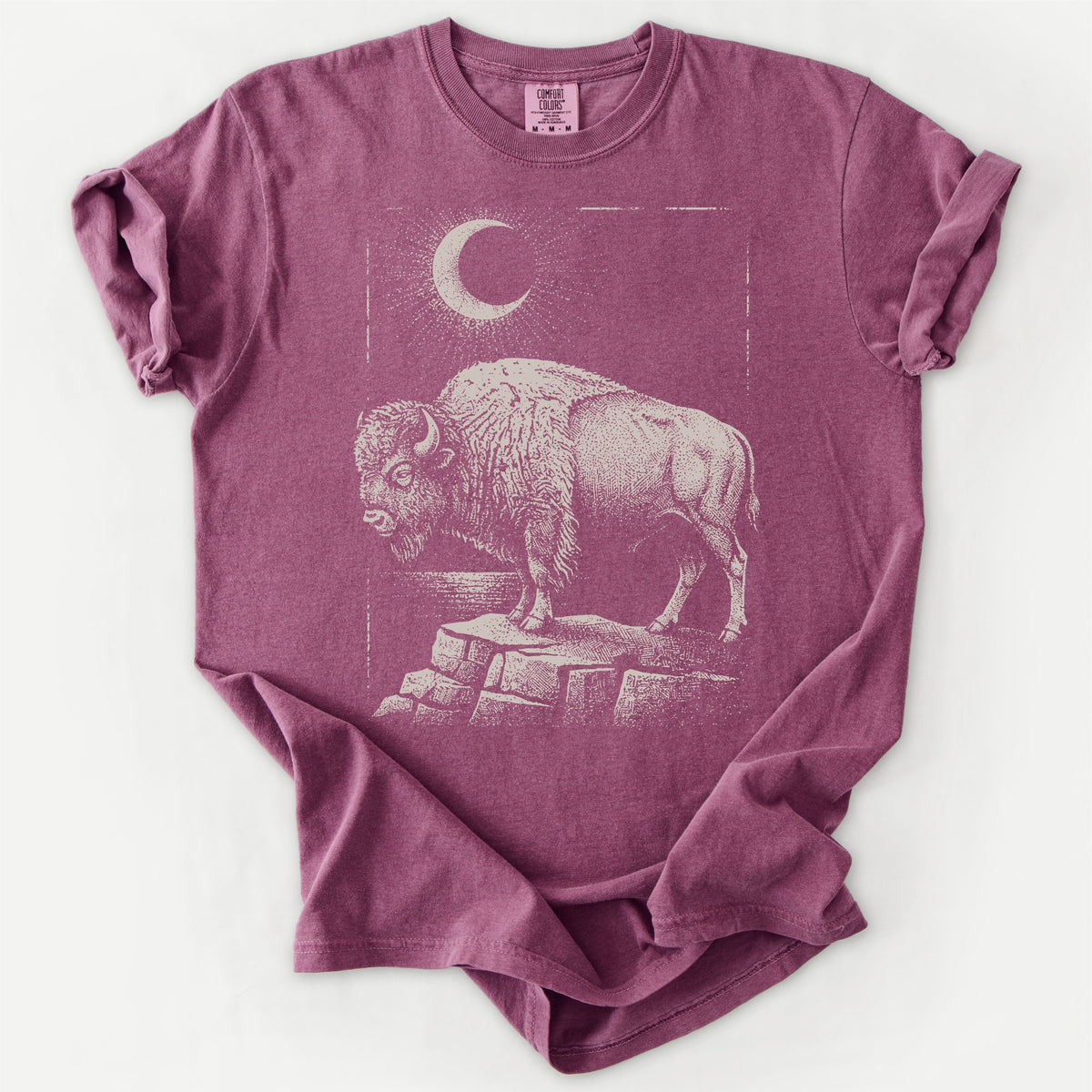 Moonlit Bison Tee