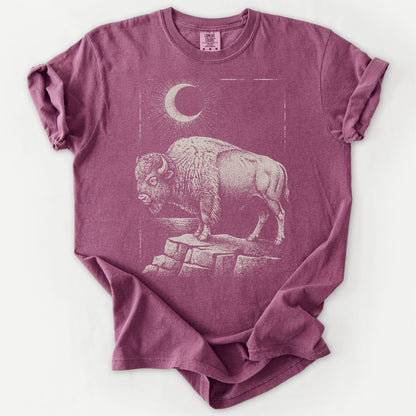 Moonlit Bison Tee