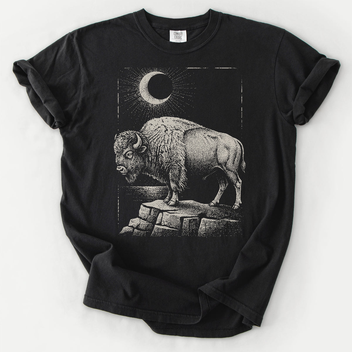 Moonlit Bison Tee