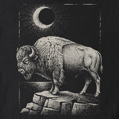 Moonlit Bison Tee