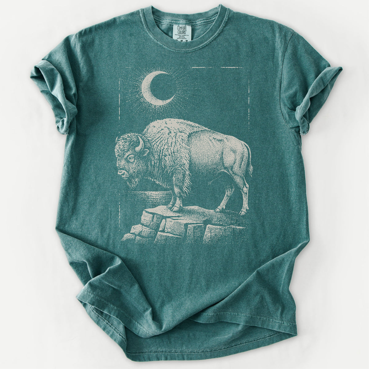 Moonlit Bison Tee