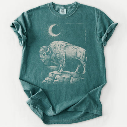 Moonlit Bison Tee