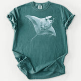 Azure Manta Tee