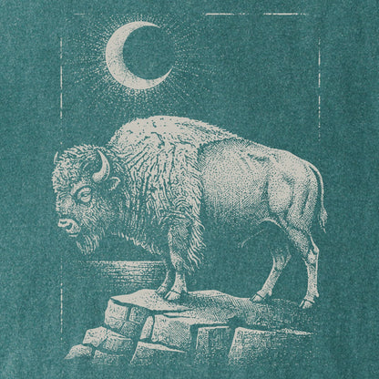 Moonlit Bison Tee