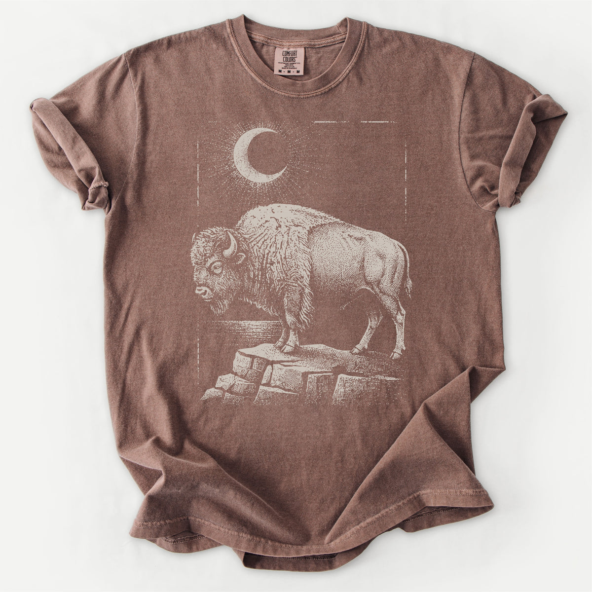 Moonlit Bison Tee
