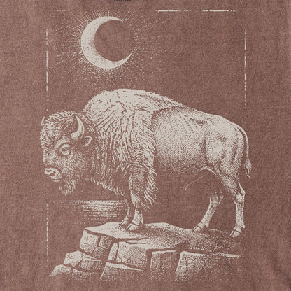 Moonlit Bison Tee
