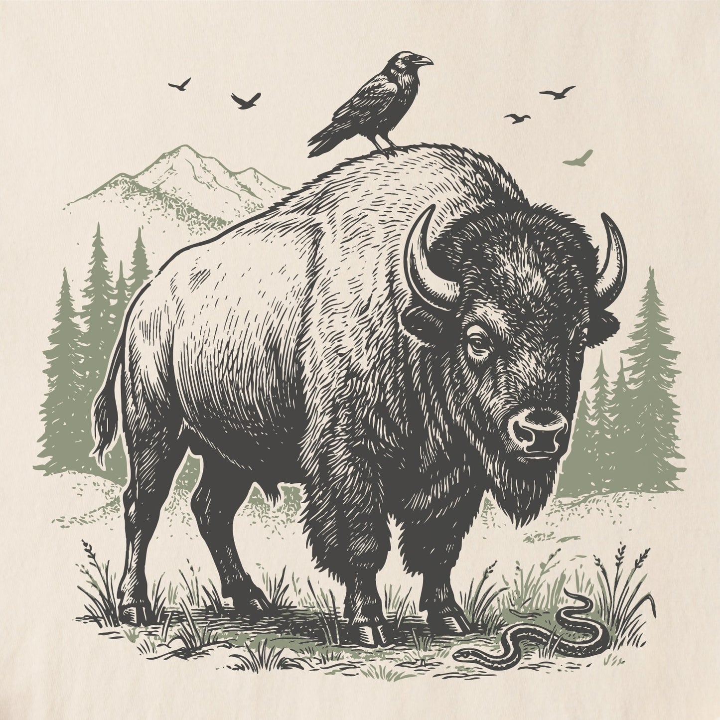 Raven Crown Tee