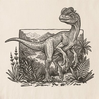 Dilophosaurus Tee