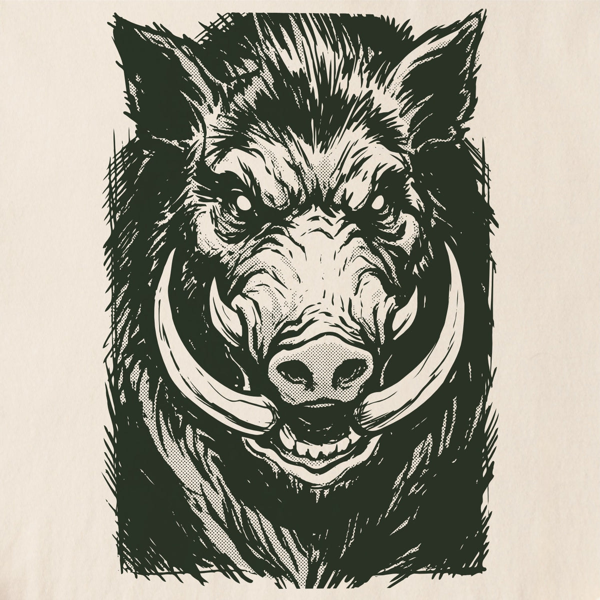 Feral Tusk Tee