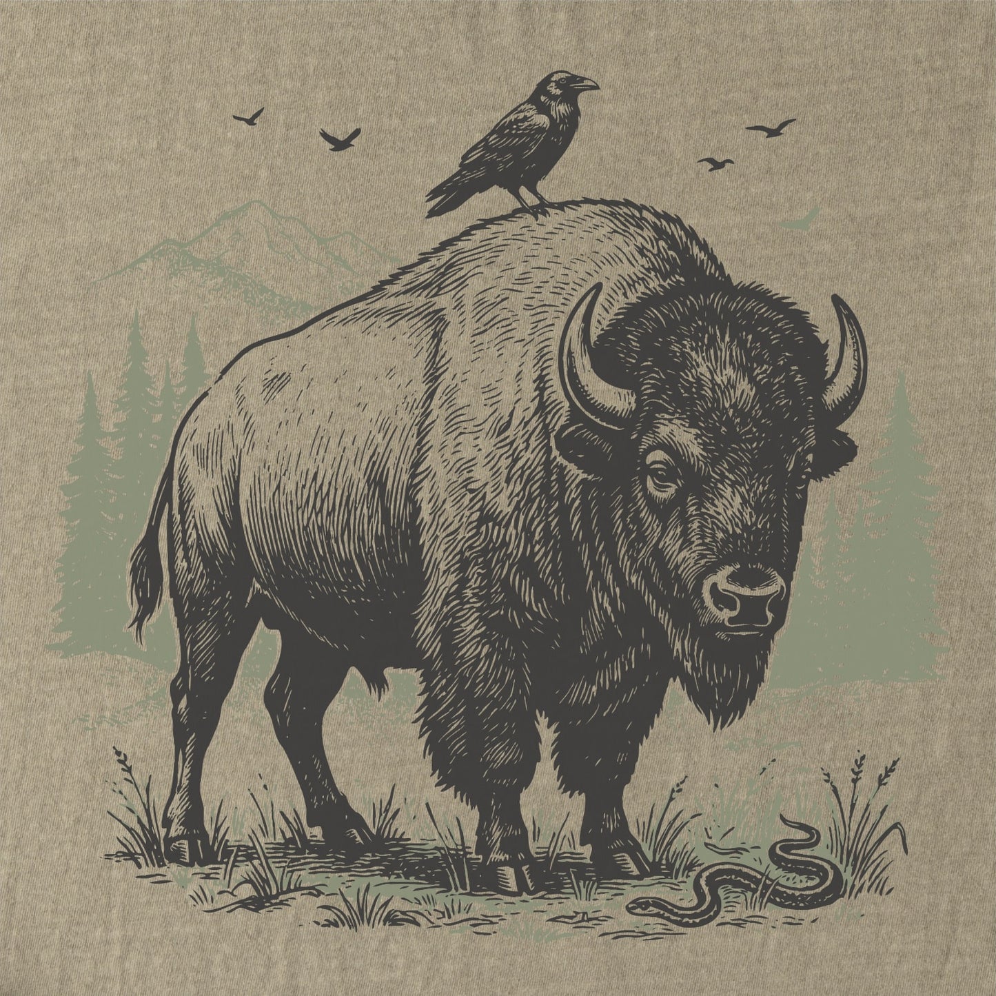 Raven Crown Tee