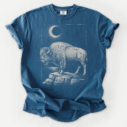 Moonlit Bison Tee