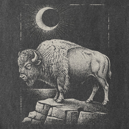 Moonlit Bison Tee
