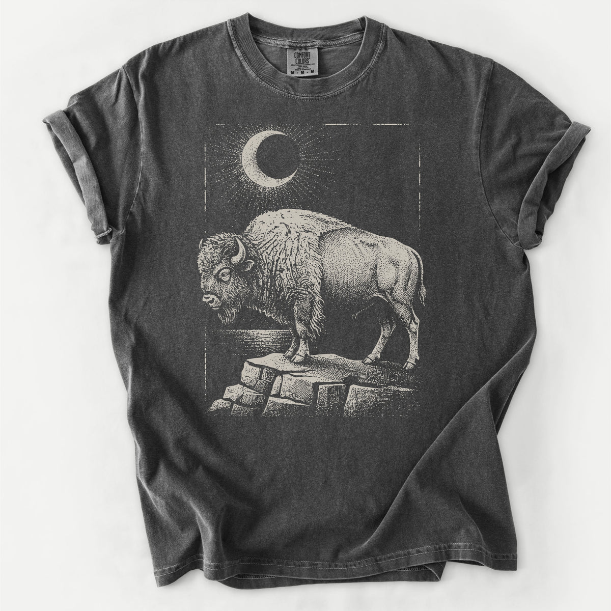 Moonlit Bison Tee