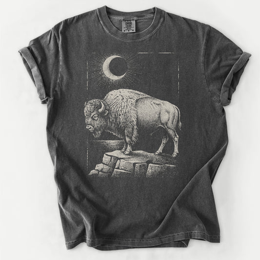 Moonlit Bison Tee